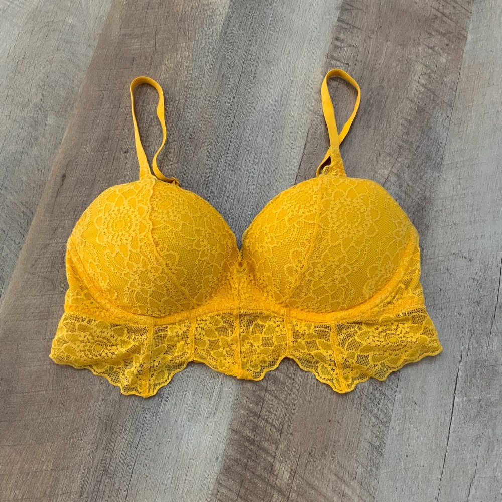 PINK Victoria’s Secret Yellow Bra